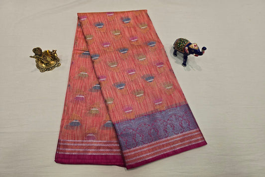Blended cotton saree SS4052