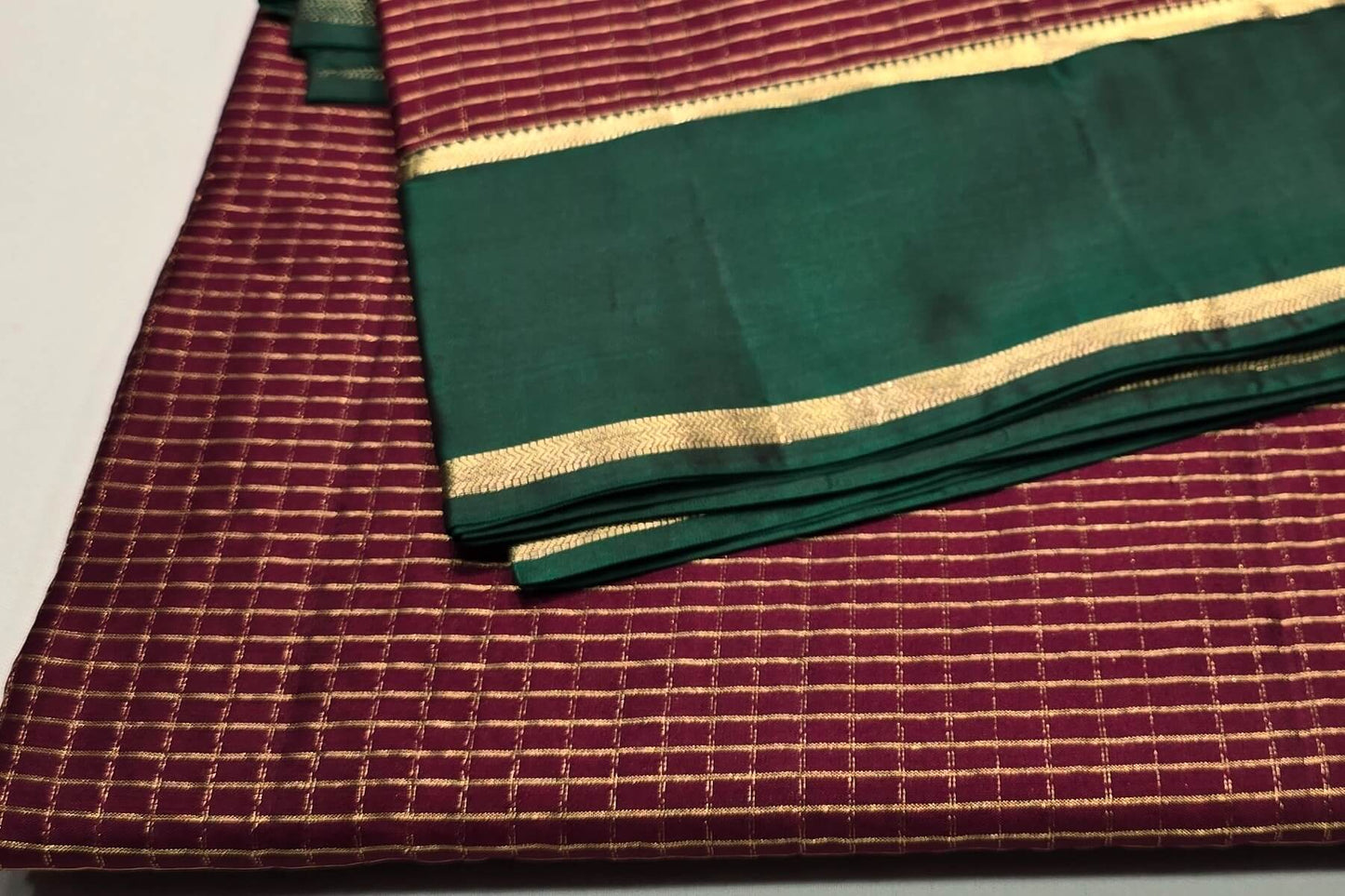Ten Yards Silk Saree AC1371
