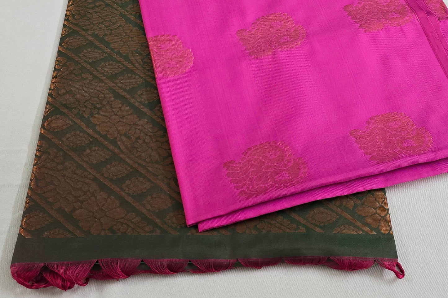 Pink Semi silk saree SS5428