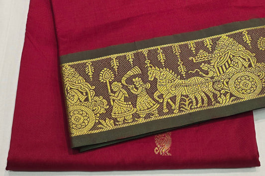 Nine and a half Yards Semi Silk Saree SS5669