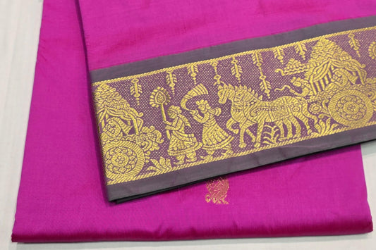 Nine and a half Yards Semi Silk Saree SS5671