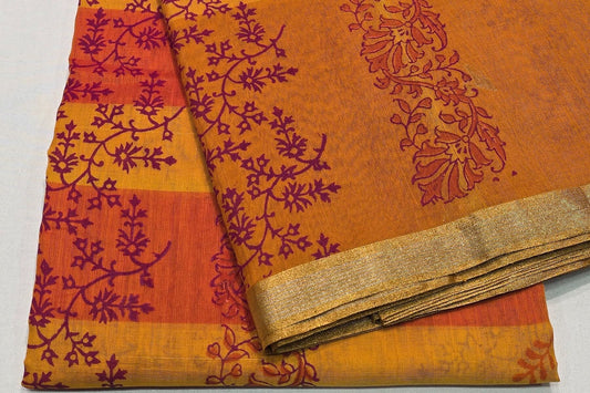 Kora Silk Cotton Saree SS5687