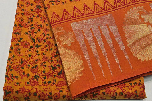 Kora Silk Cotton Saree SS5689