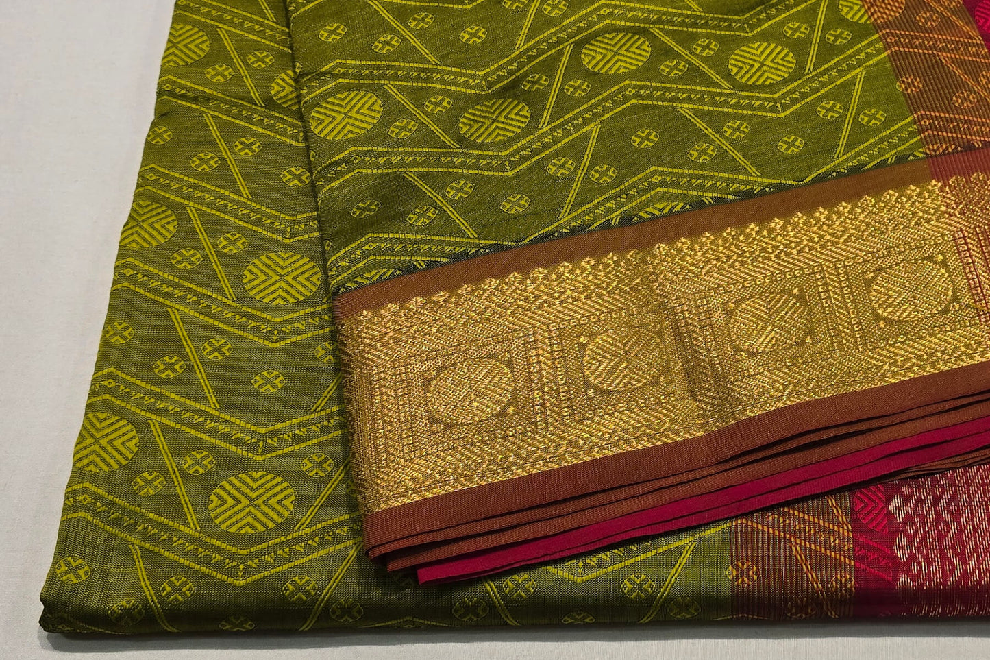 Semi Silk Cotton Saree SS5754