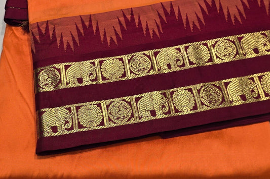 Ten yards silk saree SS5917