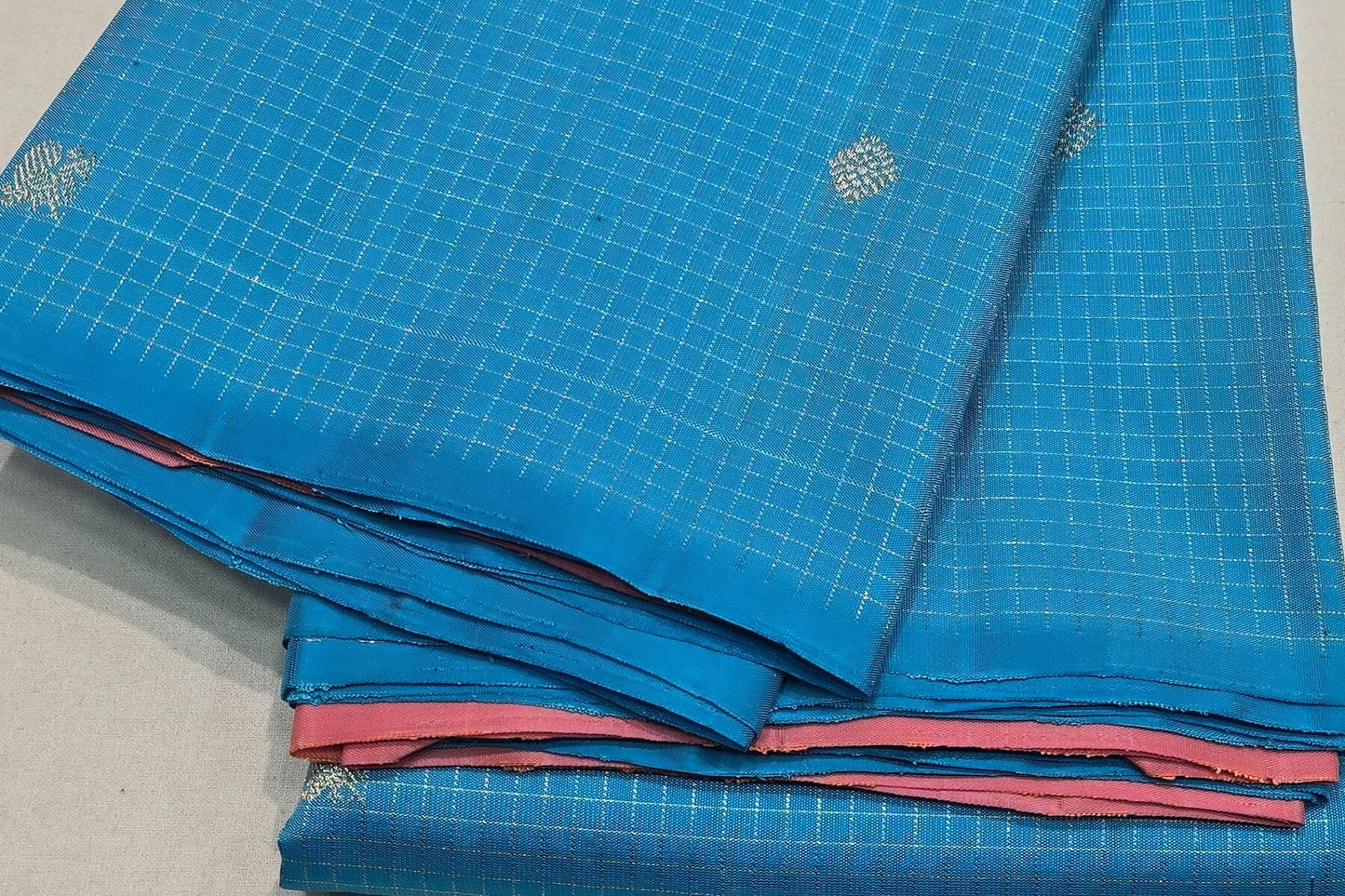 Rama blue Kanjivaram Silk Saree SS5958