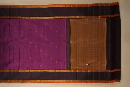 vintage kanjivaram silk saree paloo