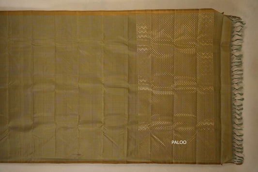 light weight kanchipuram silk saree paloo