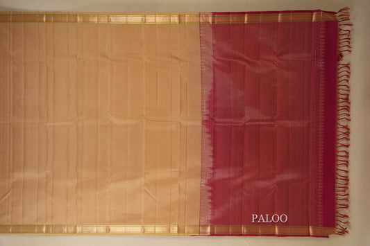 light weight kanchipuram silk saree paloo