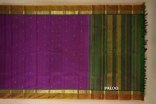 light weight kanchipuram silk saree paloo