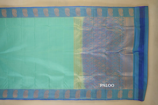 light weight kanchipuram silk saree paloo