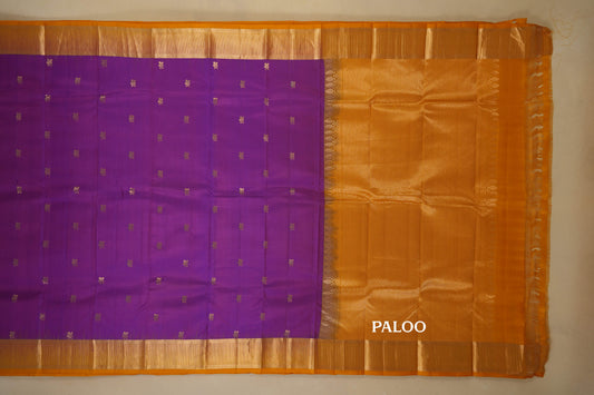 light weight kanchipuram silk saree paloo