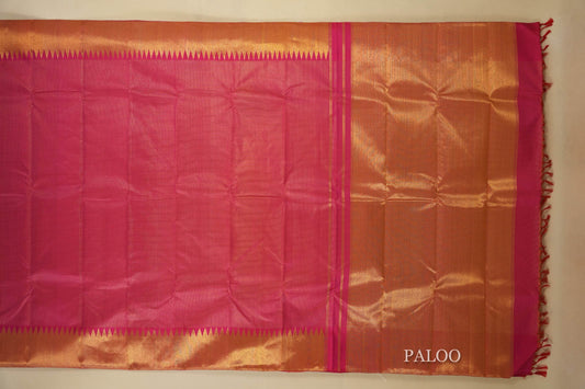 vintage kanjivaram silk saree paloo