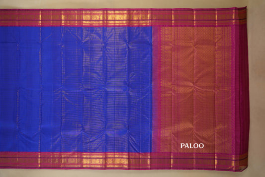 vintage kanjivaram silk saree paloo