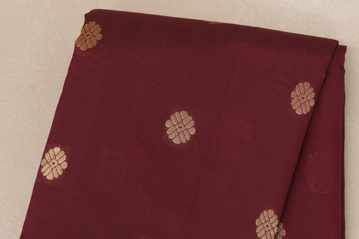 Deep Maroon Light Weight Kanjivaram Silk Saree SS8950