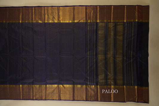vintage kanjivaram silk saree paloo