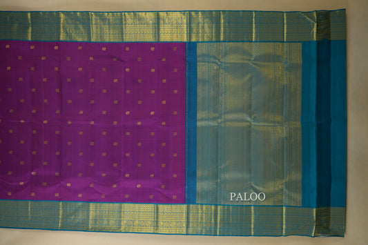 vintage kanjivaram silk saree paloo