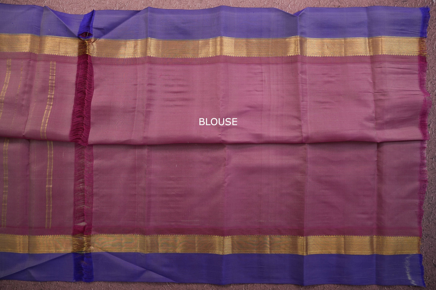 Peach Light Weight Kanjivaram Silk Saree SS6397