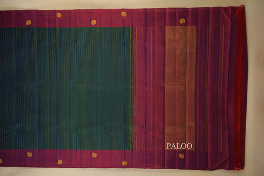 vintage kanjivaram silk saree paloo
