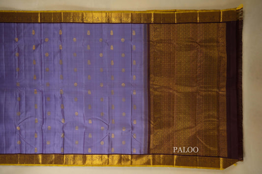 vintage kanjivaram silk saree paloo