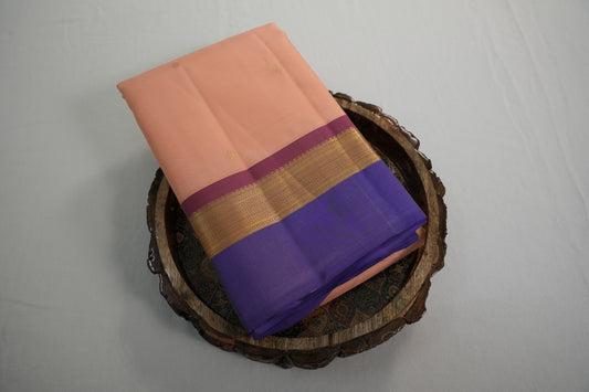 Plain kanchipuram silk saree