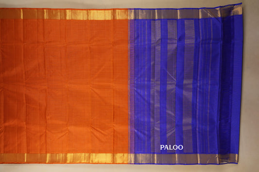vintage kanjivaram silk saree paloo