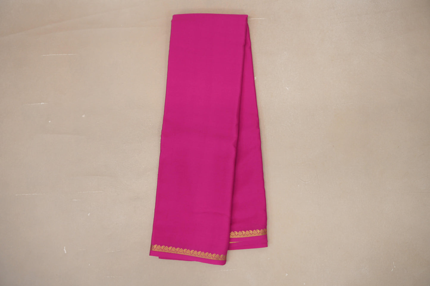 Deep Rani Pink Mysore Silk Saree SS8989