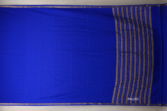Royal Blue Mysore Silk Saree SS8991
