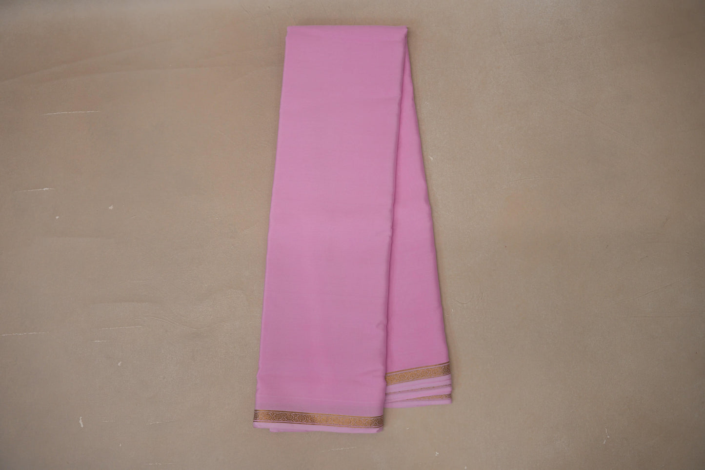 Baby Pink Mysore Silk Saree SS8996