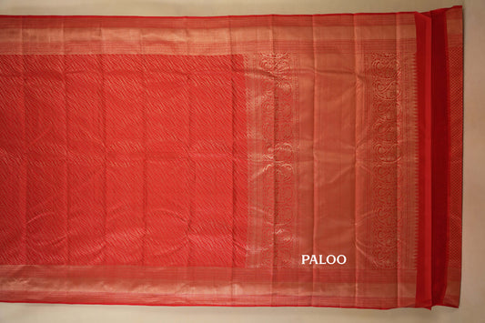 Red Kanjivaram Silk Saree SS7945