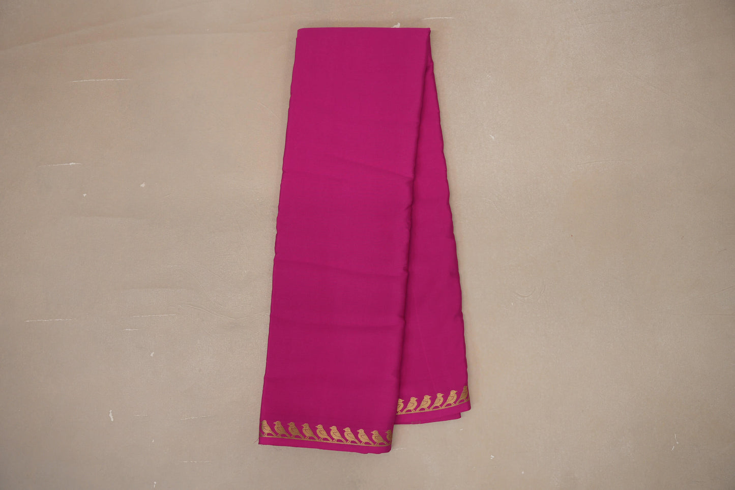 Bright Rani Pink Mysore Silk Saree SS9000