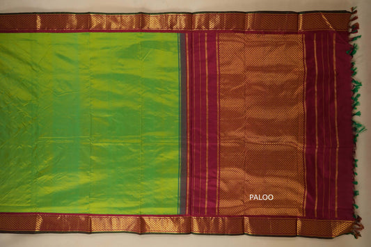 ten yards madisar silk saree paloo