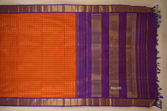 ten yards madisar silk saree paloo