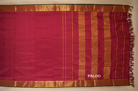 ten yards madisar silk saree plaoo