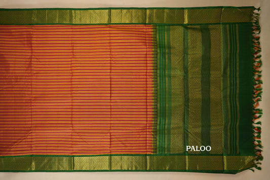 ten yards madisar silk saree paloo