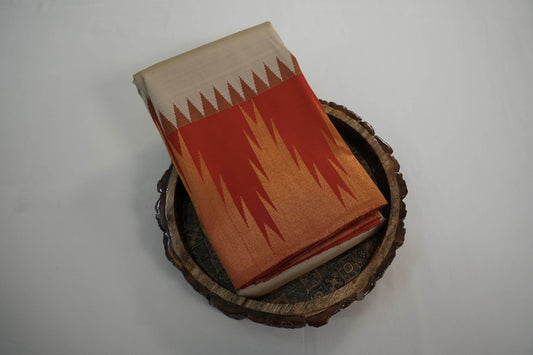 Temple borders kanchipuram silk saree