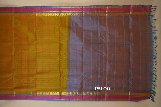 ten yards madisar silk saree paloo