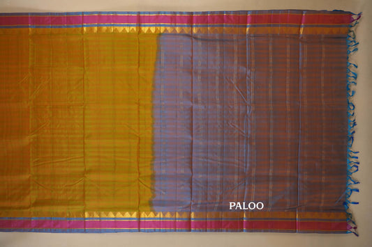 ten yards madisar silk saree paloo