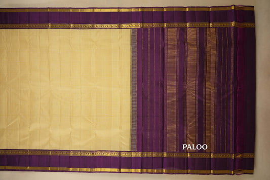 vintage kanjivaram silk saree paloo