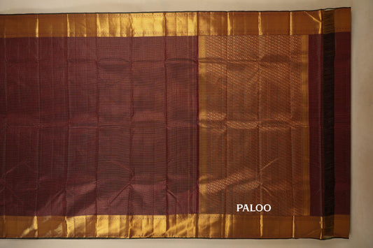 vintage kanjivaram silk saree paloo
