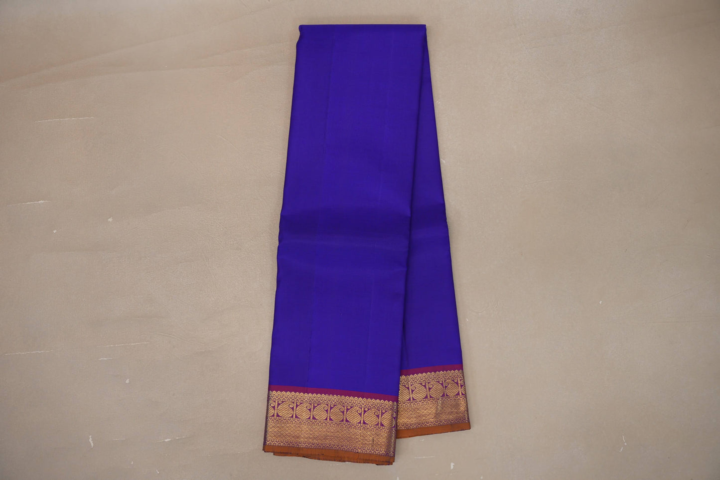 Royal blue Vintage Kanjivaram Silk Saree SS9303