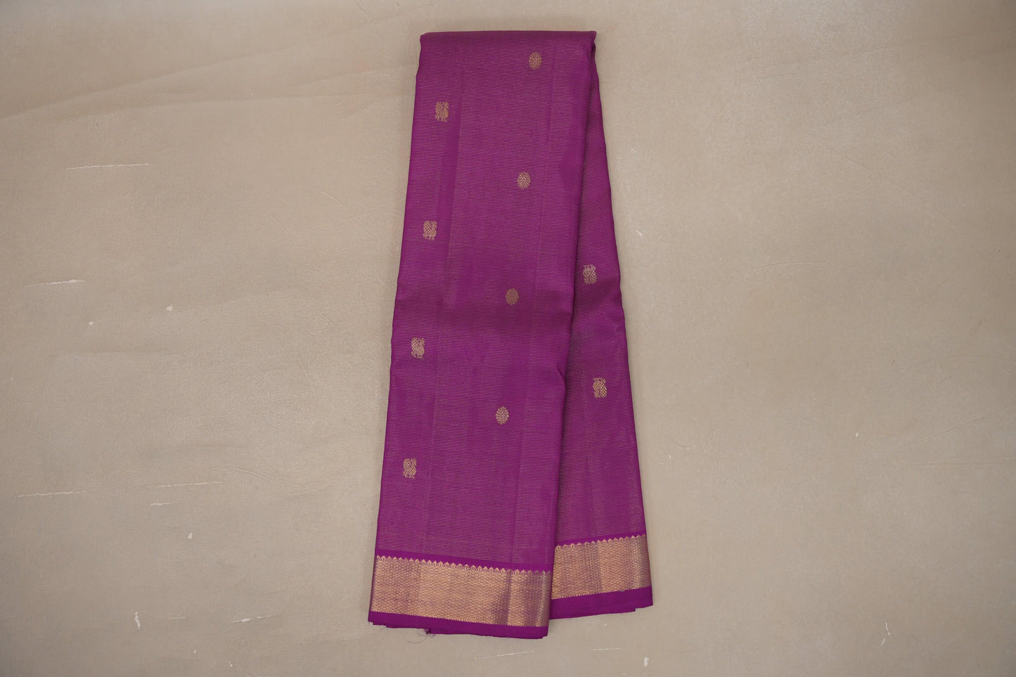 Bright Magenta Vintage Kanjivaram Silk Saree SS9309