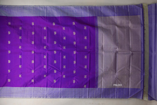 Dual Tone of Purple and Violet Vintage Kanjivaram Silk Saree SS9388