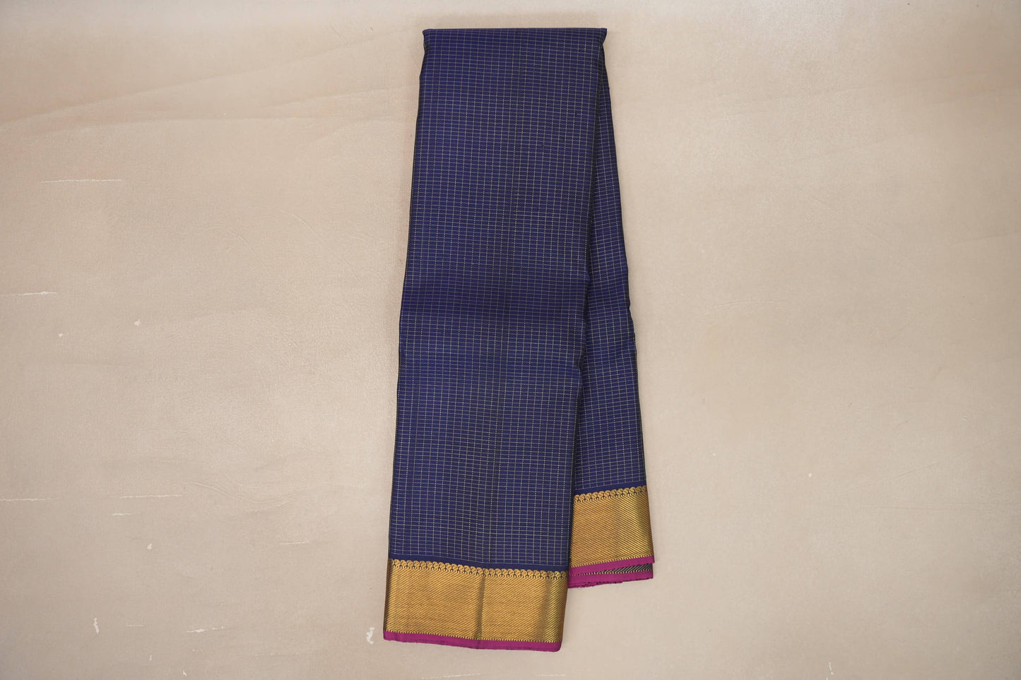Deep blue Vintage Kanjivaram Silk Saree SS9394