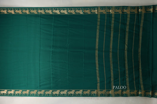Green Mysore Silk Saree SS9433