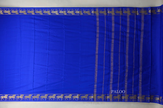 Royal Blue Mysore Silk Saree SS9434