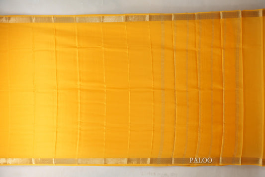 Yellow Mysore Silk Saree SS9447