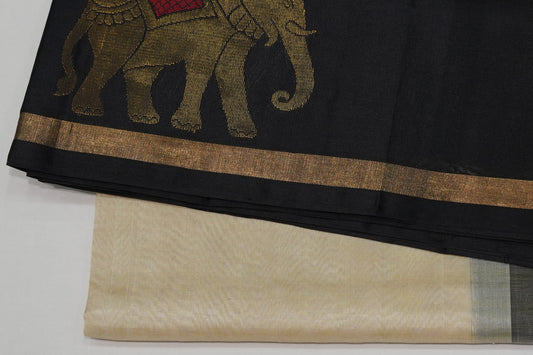 Online plain silk cotton saree