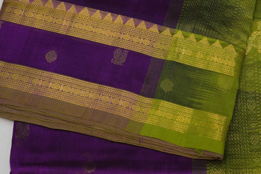 Online nine and half yards madisar silk cotton saree