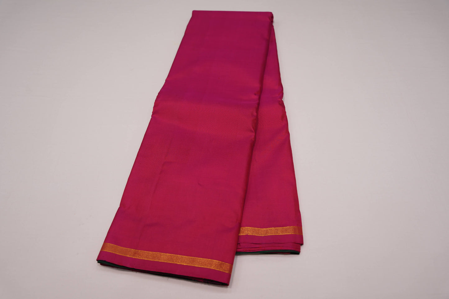 Plain vintage kanchipuram silk saree